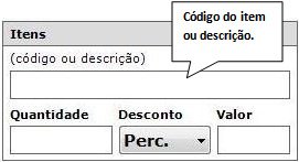 Adicionando Itens
